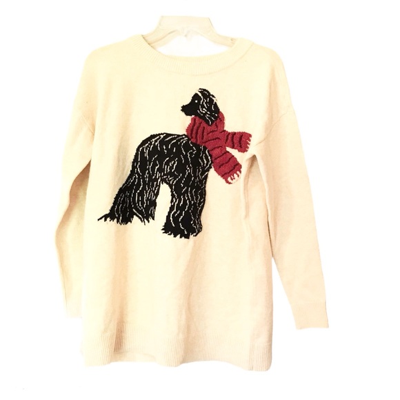 Loft Dog Novelty Crewneck Sweater - Picture 1 of 7